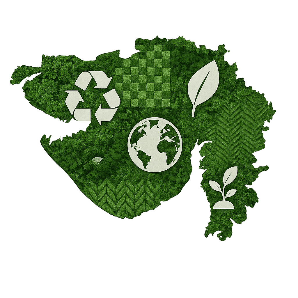 Zero Waste Gujarat crew collecting recyclable waste for pickup and recycling